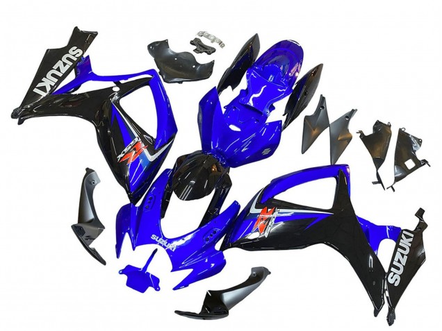 Lojas Carenagens Moto Suzuki GSXR 600 / GSXR 750 2006-2007 - Azul Preto Vermelho
