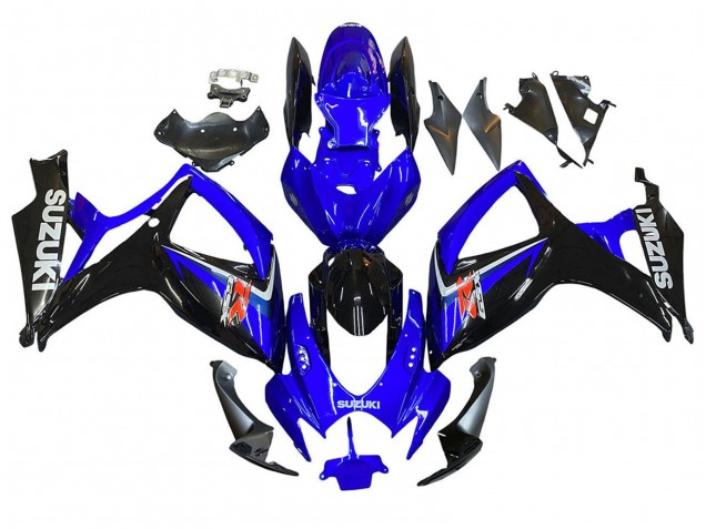 Lojas Carenagens Moto Suzuki GSXR 600 / GSXR 750 2006-2007 - Azul Preto Vermelho