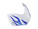 Lojas Carenagens Moto Suzuki GSXR 600 / GSXR 750 2006-2007 - Branco Azul Chama