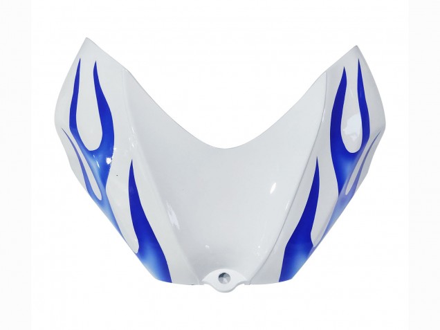 Lojas Carenagens Moto Suzuki GSXR 600 / GSXR 750 2006-2007 - Branco Azul Chama