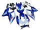Lojas Kits Carenagem Moto Suzuki GSXR 600 / GSXR 750 2008-2010 - Azul Branco Vermelho