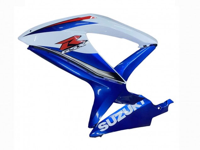 Lojas Kits Carenagem Moto Suzuki GSXR 600 / GSXR 750 2008-2010 - Azul Branco Vermelho