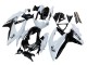 Lojas Carenagem Moto Suzuki GSXR 600 / GSXR 750 2008-2010 - Branco Preto