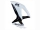 Lojas Carenagem Moto Suzuki GSXR 600 / GSXR 750 2008-2010 - Branco Preto