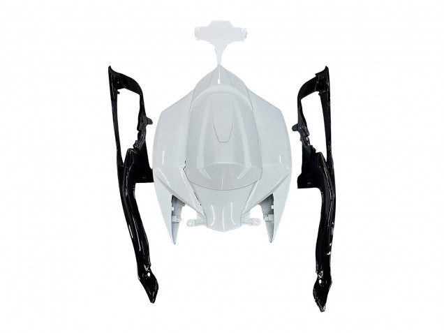 Lojas Carenagens Moto Suzuki GSXR 600 / GSXR 750 2008-2010 - Branco Prata Azul Preto