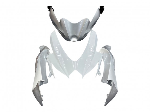 Lojas Carenagens Moto Suzuki GSXR 600 / GSXR 750 2008-2010 - Branco Prata Azul Preto