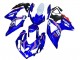 Lojas Carenagens Moto Suzuki GSXR 600 / GSXR 750 2008-2010 - Branco Azul Rosa Ecstar Motul