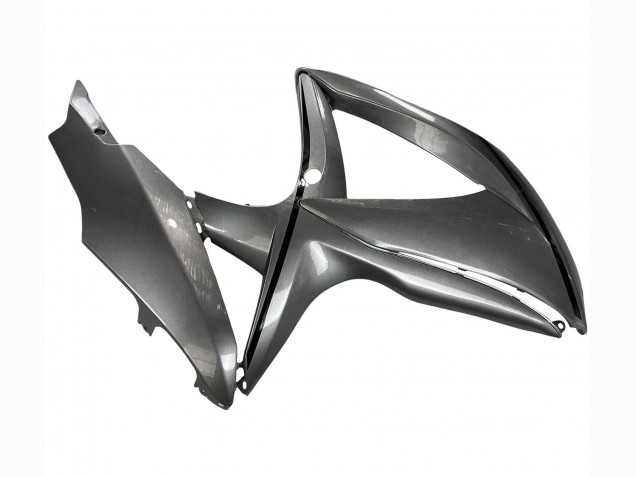 Lojas Carenagens Moto Suzuki GSXR 600 / GSXR 750 2008-2010 - Cinzento Fosco Preto