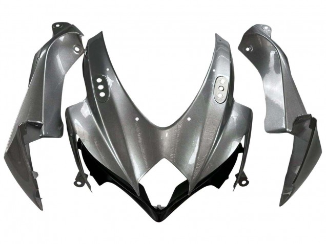 Lojas Carenagens Moto Suzuki GSXR 600 / GSXR 750 2008-2010 - Cinzento Fosco Preto