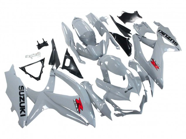 Lojas Carenagens Moto Suzuki GSXR 600 / GSXR 750 2008-2010 - Cinzento Brilhante