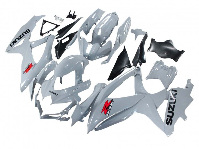 Lojas Carenagens Moto Suzuki GSXR 600 / GSXR 750 2008-2010 - Cinzento Brilhante