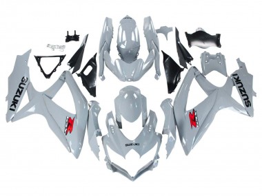 Lojas Carenagens Moto Suzuki GSXR 600 / GSXR 750 2008-2010 - Cinzento Brilhante