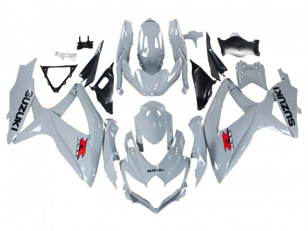 Lojas Carenagens Moto Suzuki GSXR 600 / GSXR 750 2008-2010 - Cinzento Brilhante