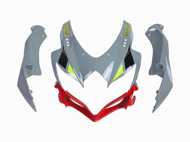 Lojas Carenagens Moto Suzuki GSXR 600 / GSXR 750 2008-2010 - Cinzento Amarelo Vermelho