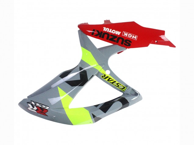 Lojas Carenagens Moto Suzuki GSXR 600 / GSXR 750 2008-2010 - Cinzento Amarelo Vermelho