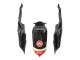 Lojas Carenagens Moto Suzuki GSXR 600 / GSXR 750 2008-2010 - Preto Brilhante Vermelho Branco Motul Lucky Strike