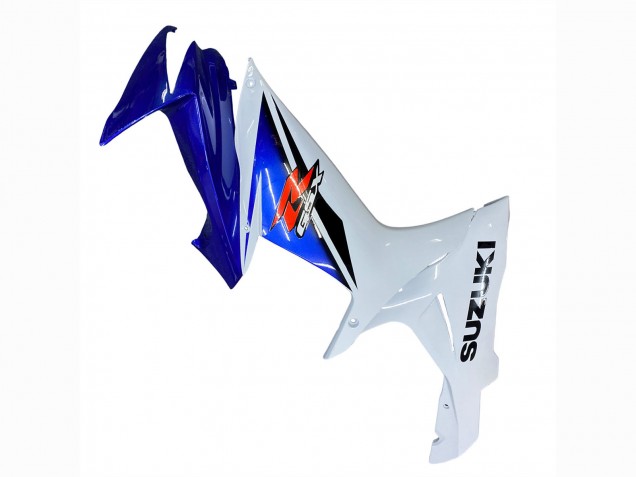 Lojas Carenagem Moto Suzuki GSXR 600 / GSXR 750 2011-2024 - Branco Azul Vermelho