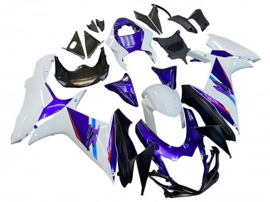 Lojas Carenagens Moto Suzuki GSXR 600 / GSXR 750 2011-2024 - Azul Roxo Branco