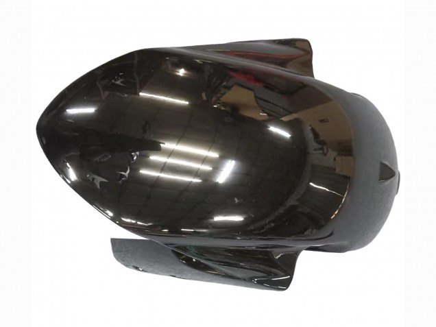 Lojas Carenagens Moto Suzuki GSXR 600 / GSXR 750 2011-2024 - Preto Brilhante Vermelho Chama