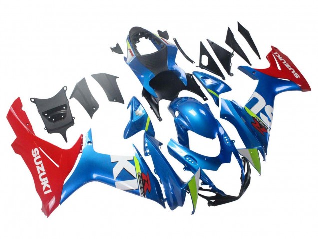 Lojas Carenagens Moto Suzuki GSXR 600 / GSXR 750 2011-2024 - Azul Vermelho