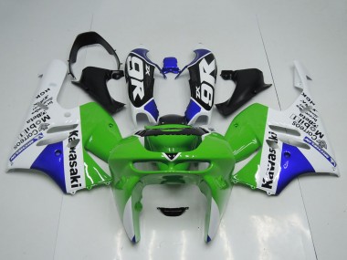 Lojas Carenagens Moto Kawasaki ZX9R 1994-1997 - Verde Branco Azul