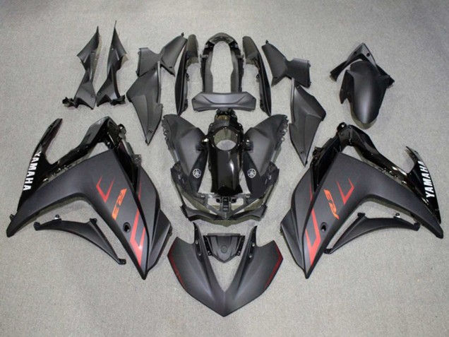 Lojas Carenagens Moto Yamaha YZF R3/R25 2015-2018 - Preto Brilhante Preto Fosco Vermelho