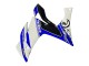 Lojas Carenagens Moto Yamaha YZF R3/R25 2015-2018 - Branco Azul Preto Corrida