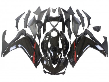 Lojas Carenagens Moto Yamaha YZF R3/R25 2015-2018 - Preto Brilhante Vermelho Branco