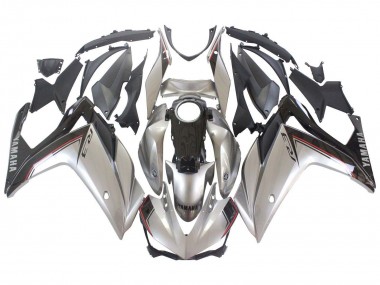 Lojas Carenagens Moto Yamaha YZF R3/R25 2015-2018 - Prata Preto