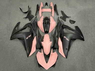 Lojas Carenagens Moto Yamaha YZF R3/R25 2015-2018 - Rosa Preto Fosco