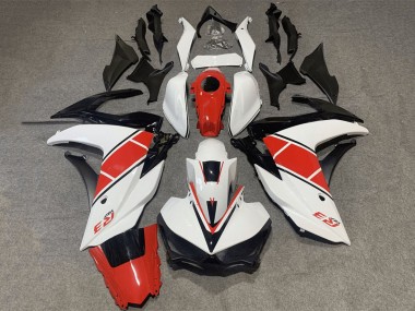 Lojas Carenagem Moto Yamaha YZF R3/R25 2015-2018 - Branco Vermelho Preto