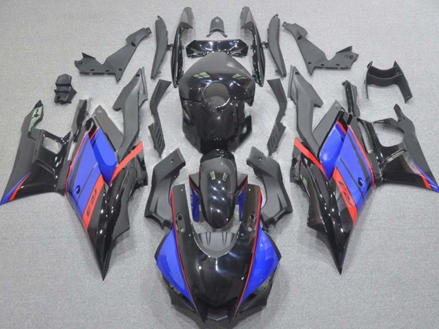 Lojas Carenagens Moto Yamaha YZF R3/R25 2015-2018 - Azul Vermelho Preto Brilhante