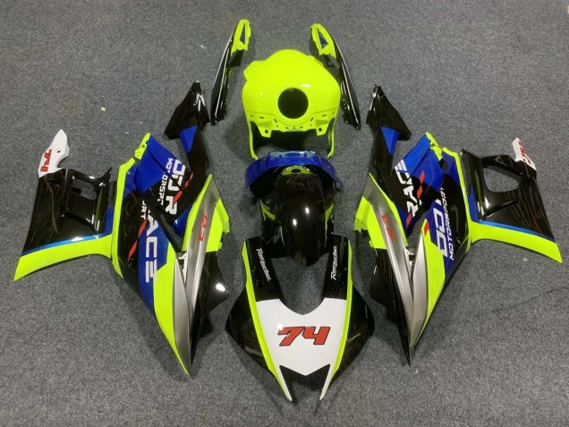 Lojas Carenagens Moto Yamaha YZF R3/R25 2015-2018 - Amarelo Branco Prata Azul Preto Brilhante
