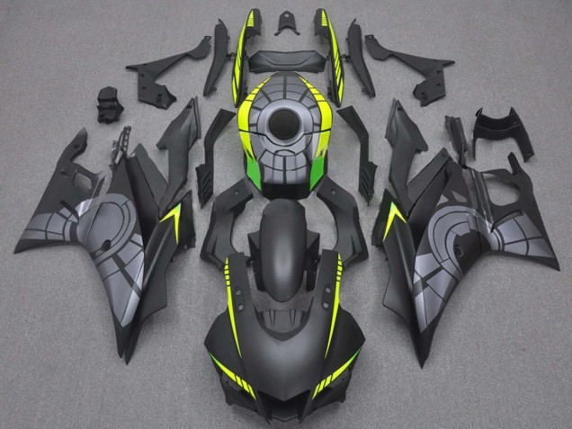 Lojas Carenagens Moto Yamaha YZF R3/R25 2019-2021 - Amarelo Cinzento Preto Fosco
