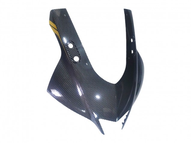 Lojas Carenagens Moto Yamaha YZF R3/R25 2019-2021 - Ouro Preto Fibra de Carbono