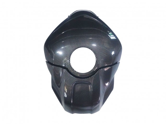 Lojas Carenagens Moto Yamaha YZF R3/R25 2019-2021 - Ouro Preto Fibra de Carbono