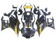 Lojas Carenagens Moto Yamaha YZF R3/R25 2019-2021 - Ouro Preto Fibra de Carbono