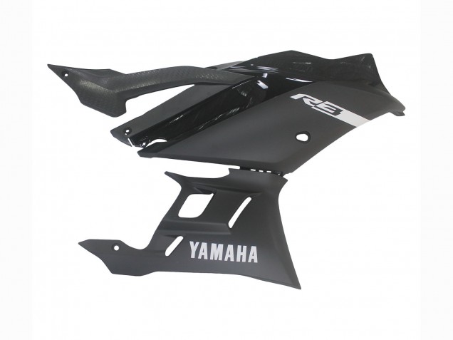 Lojas Carenagens Moto Yamaha YZF R3/R25 2019-2021 - Preto Fosco Prata