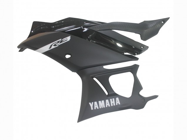 Lojas Carenagens Moto Yamaha YZF R3/R25 2019-2021 - Preto Fosco Prata