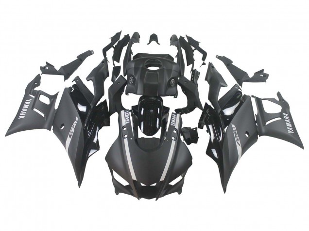 Lojas Carenagens Moto Yamaha YZF R3/R25 2019-2021 - Preto Fosco Prata