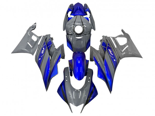 Lojas Carenagens Moto Yamaha YZF R3/R25 2019-2021 - Cinzento Azul Preto