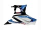 Lojas Carenagens Moto Yamaha YZF R3/R25 2019-2021 - Branco Azul Vermelho Preto Brilhante