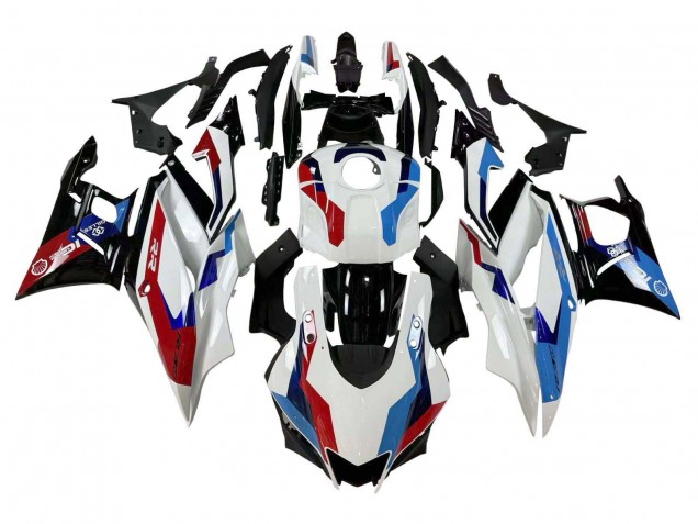 Lojas Carenagens Moto Yamaha YZF R3/R25 2019-2021 - Branco Azul Vermelho Preto Brilhante