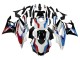 Lojas Carenagens Moto Yamaha YZF R3/R25 2019-2021 - Branco Azul Vermelho Preto Brilhante