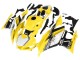 Lojas Carenagens Moto Yamaha YZF R3/R25 2019-2021 - Amarelo Branco Preto Listra