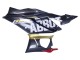 Lojas Carenagens Moto Yamaha YZF R3/R25 2022-2024 - Preto Fibra de Carbono Estilo Ouro Vermelho ABBOT
