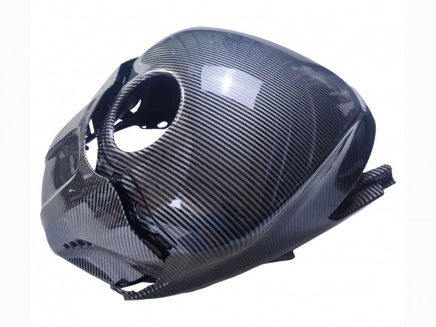 Lojas Carenagens Moto Yamaha YZF R3/R25 2022-2024 - Preto Fibra de Carbono Estilo Ouro Vermelho ABBOT