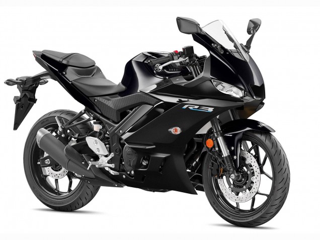 Lojas Carenagem Moto Yamaha YZF R3/R25 2022-2024 - Preto Brilhante