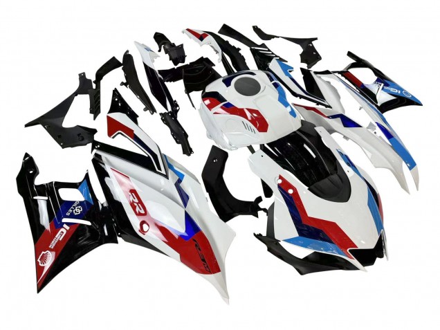 Lojas Carenagens Moto Yamaha YZF R3/R25 2022-2024 - Branco Azul Vermelho Preto