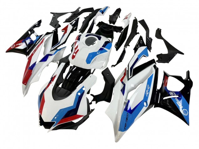 Lojas Carenagens Moto Yamaha YZF R3/R25 2022-2024 - Branco Azul Vermelho Preto